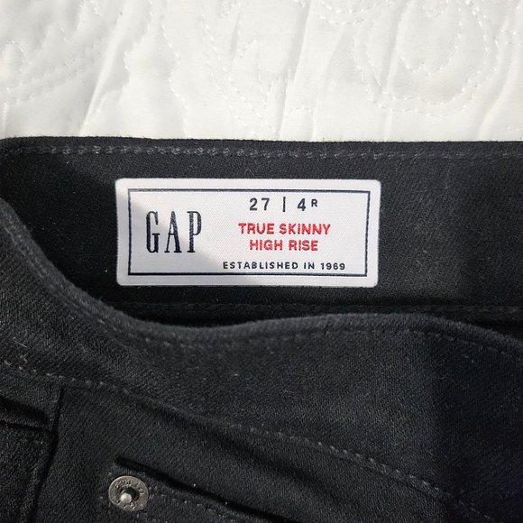 GAP High Rise True Skinny Jeans SIZE 27 (NWT) - Picture 8 of 9